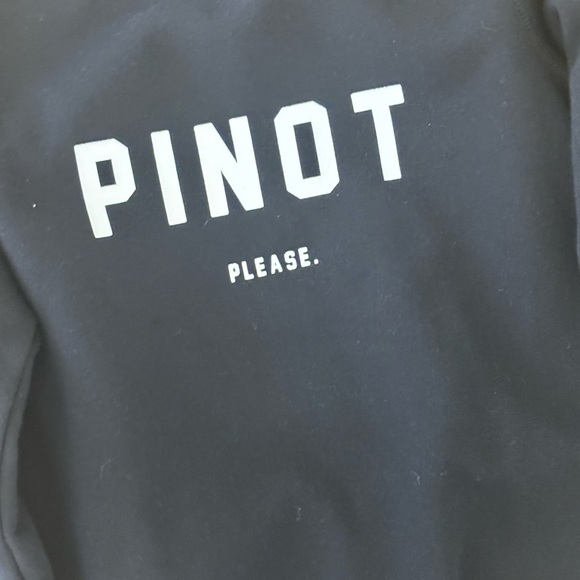 Brunette The Label's Classic Crew Neck Sweatshirt Pinot Please - Picture 5 of 7